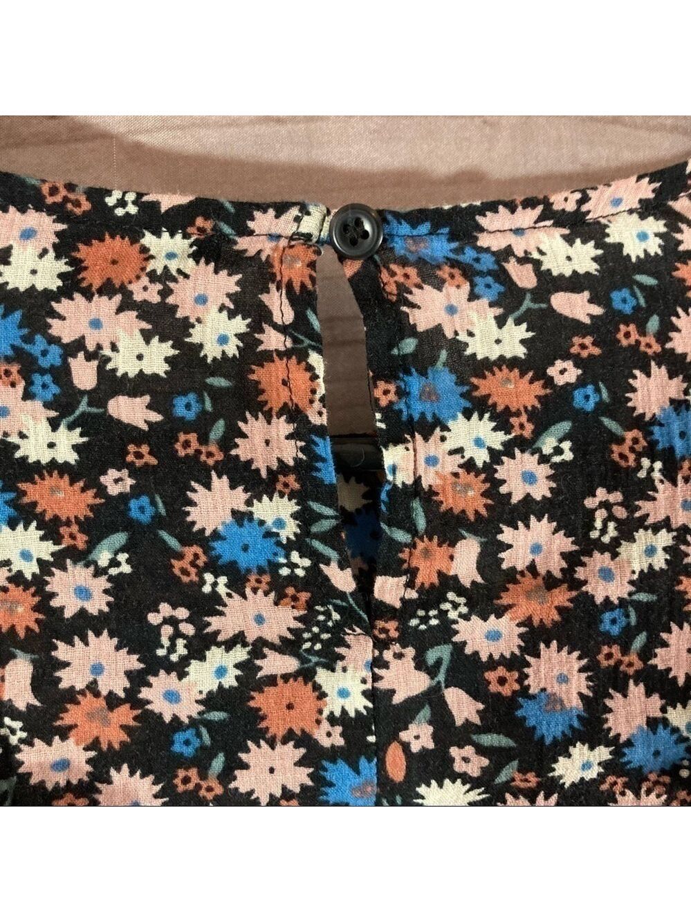 MADEWELL Ruffle Yoke Prairie Top Spring Floral - Picture 12 of 14